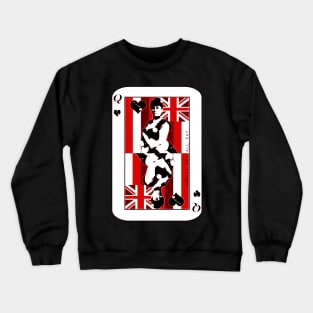 Queen of Hawai'i Liliuokalani (red) by Hawaii Nei All Day Crewneck Sweatshirt